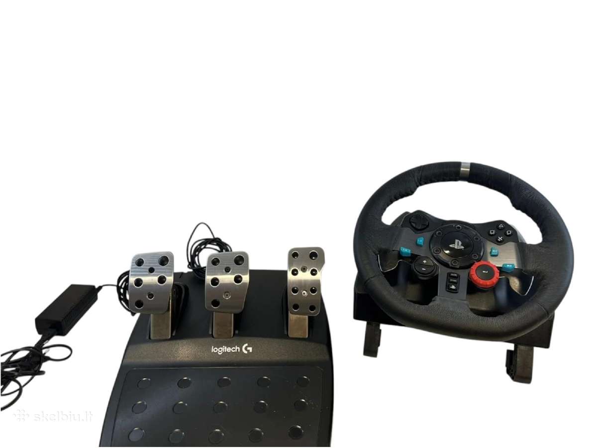 Logitech G29 žaidimų vairas ir pedalai + 3 mėn. ga - nuotraukos Nr. 2