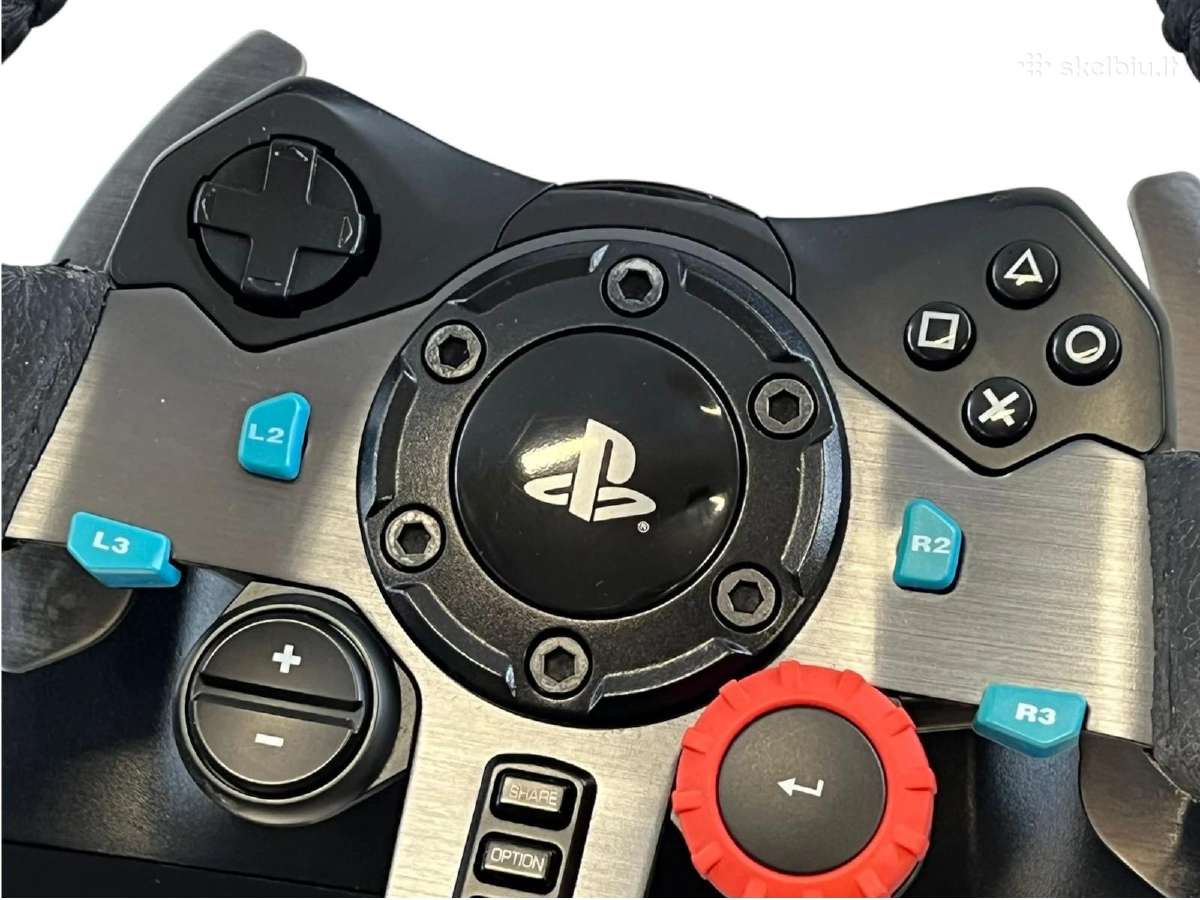 Logitech G29 žaidimų vairas ir pedalai + 3 mėn. ga - nuotraukos Nr. 4