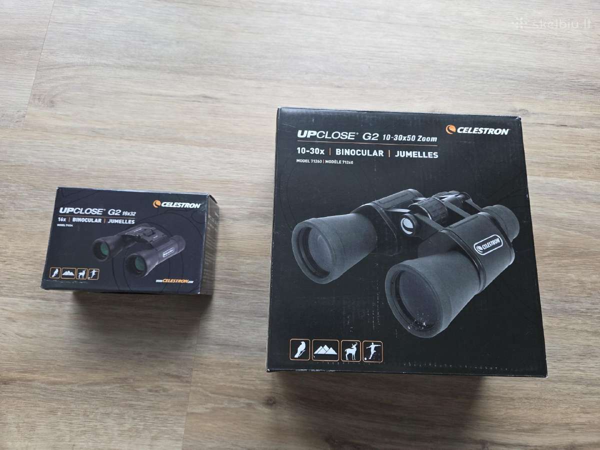 Celestron Upclose G2 10x-30x / G2 16x32 žiūronai