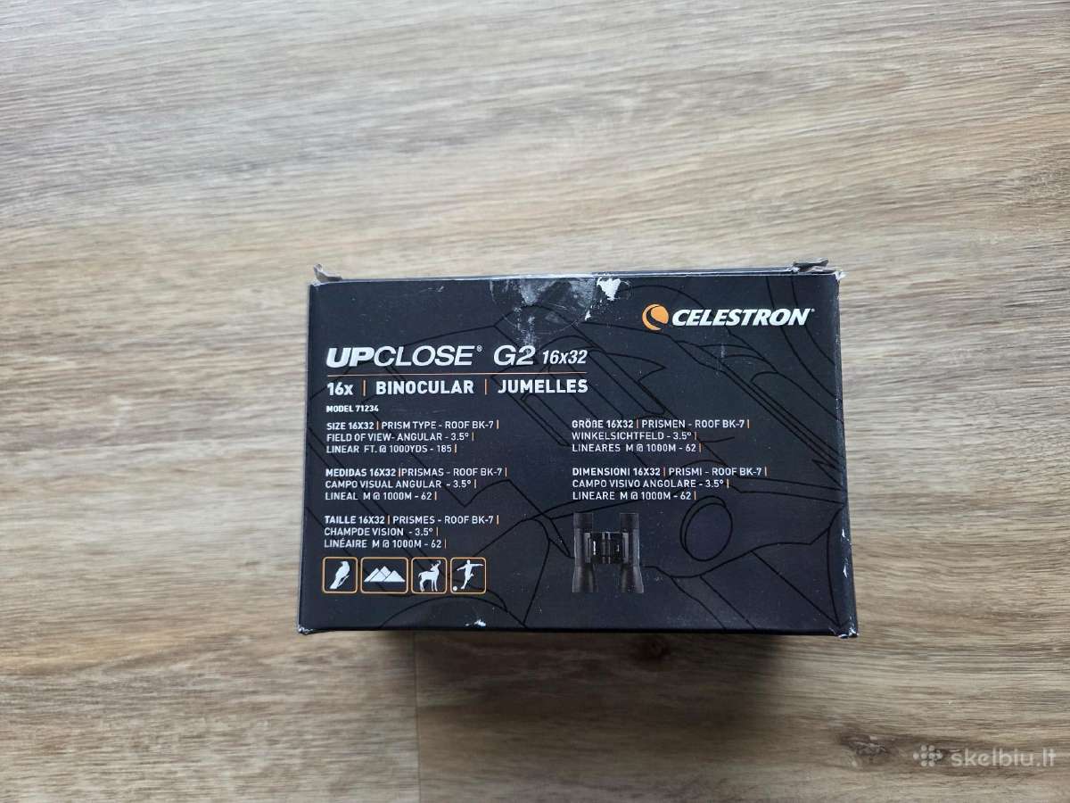 Celestron Upclose G2 10x-30x / G2 16x32 žiūronai - nuotraukos Nr. 5