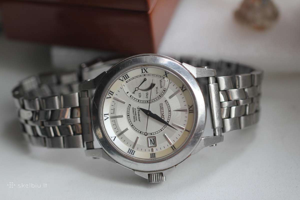 Seiko Premier Kinetic Direct Drive Watch