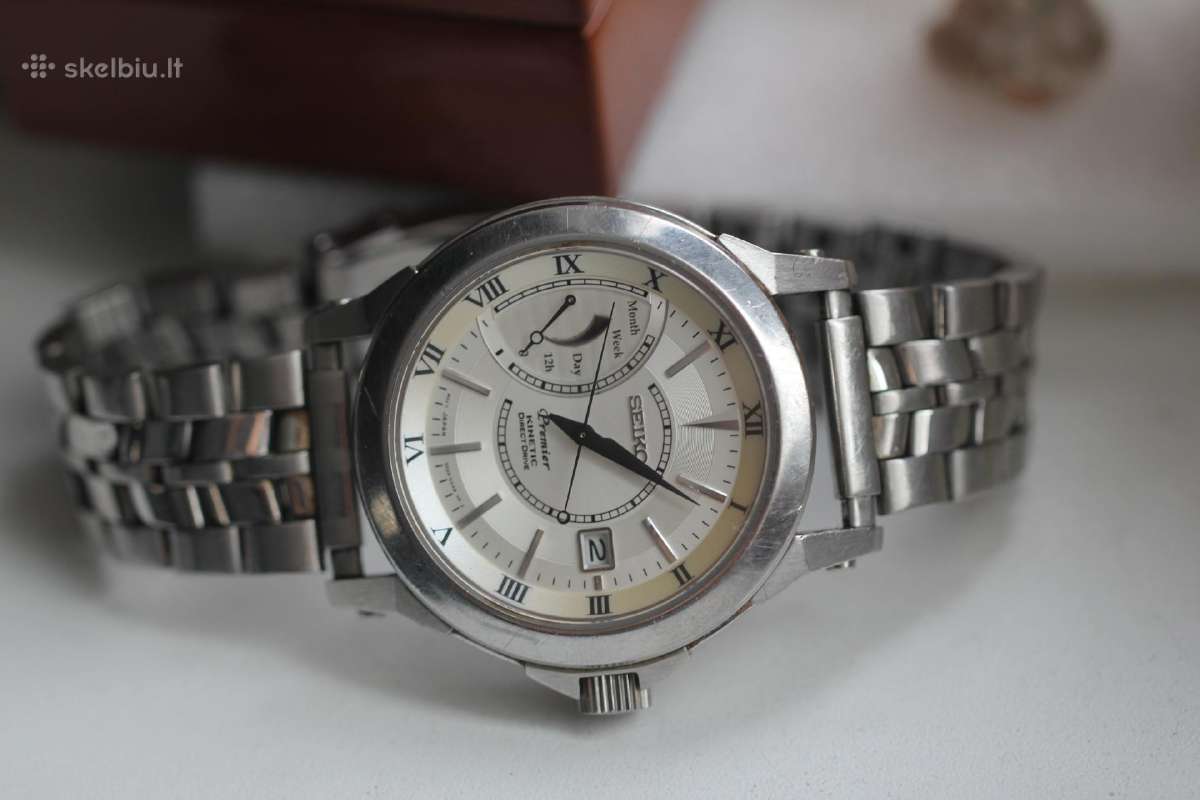 Seiko Premier Kinetic Direct Drive Watch - nuotraukos Nr. 2