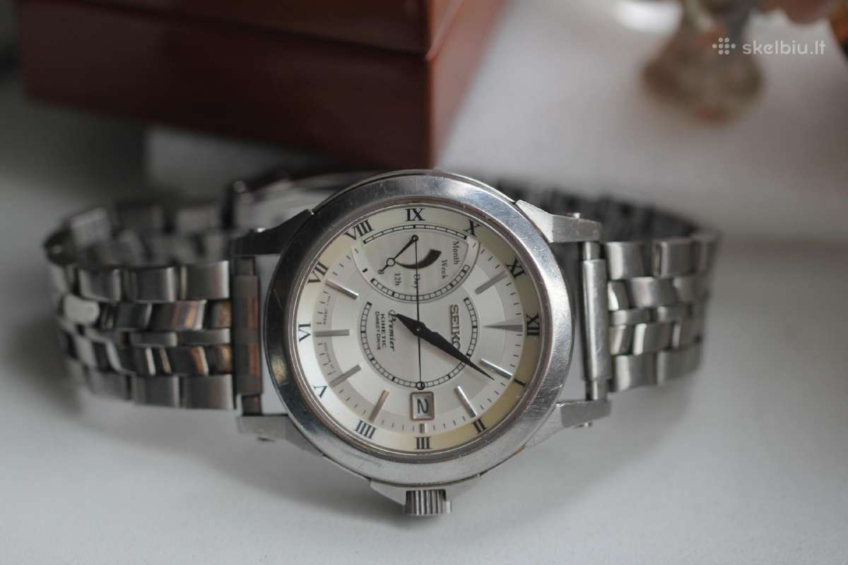Seiko Premier Kinetic Direct Drive Watch - nuotraukos Nr. 3