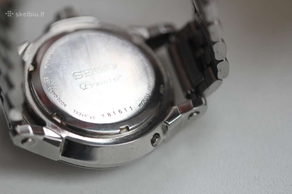 Seiko Premier Kinetic Direct Drive Watch - nuotraukos Nr. 9