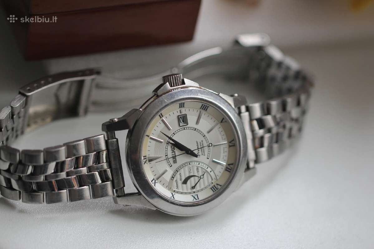 Seiko Premier Kinetic Direct Drive Watch - nuotraukos Nr. 5