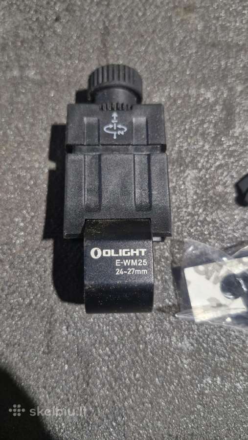 Prožektoriaus laikiklis ant Weaver pavažos Olight