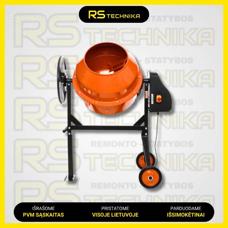 Betono maišyklės | RS Technika