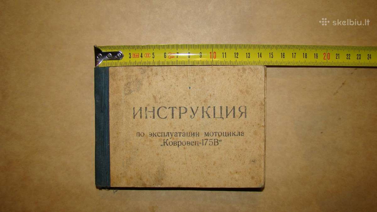 Motociklo Kavrovets-175b instrukcijos - nuotraukos Nr. 2