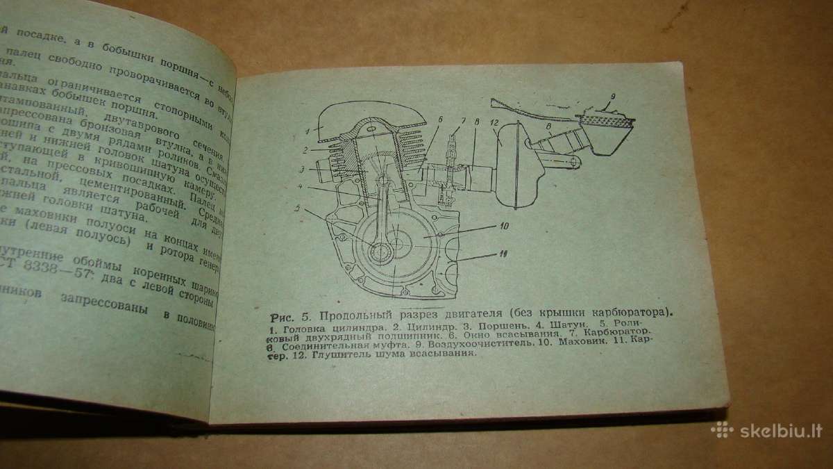 Motociklo Kavrovets-175b instrukcijos - nuotraukos Nr. 8