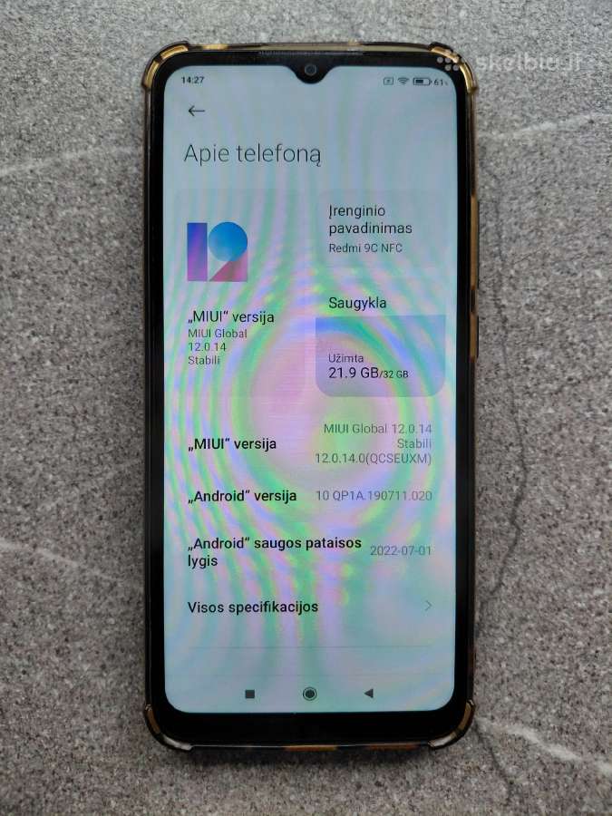 Redmi 9c Nfc - nuotraukos Nr. 3