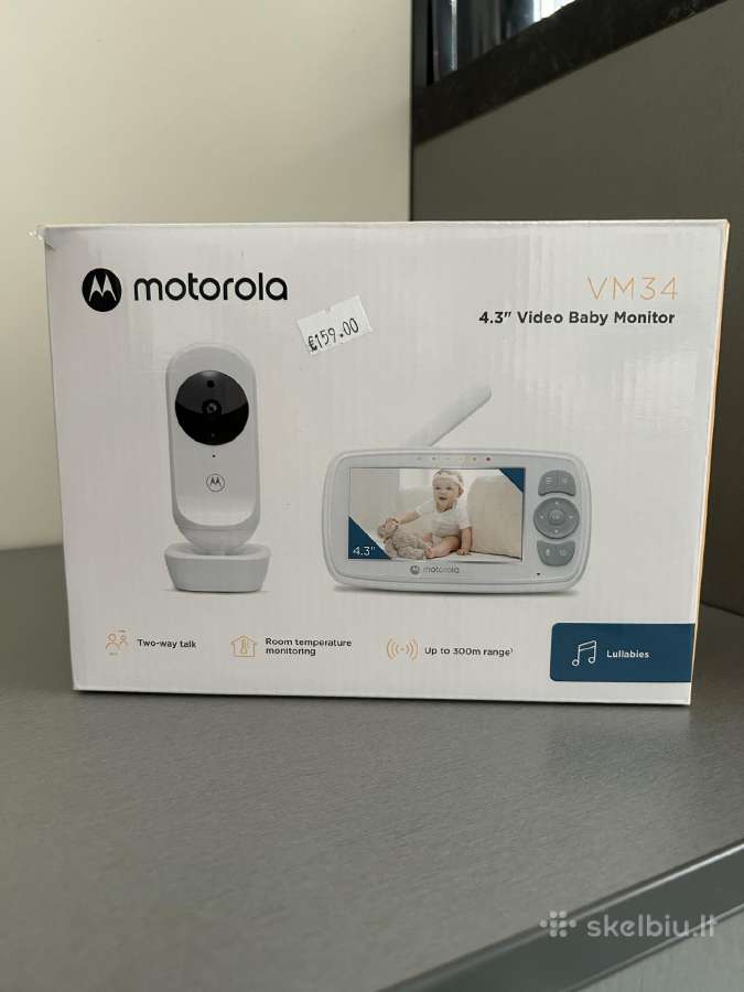 Motorola video kamera-mobili auklė Vm34 - nuotraukos Nr. 3