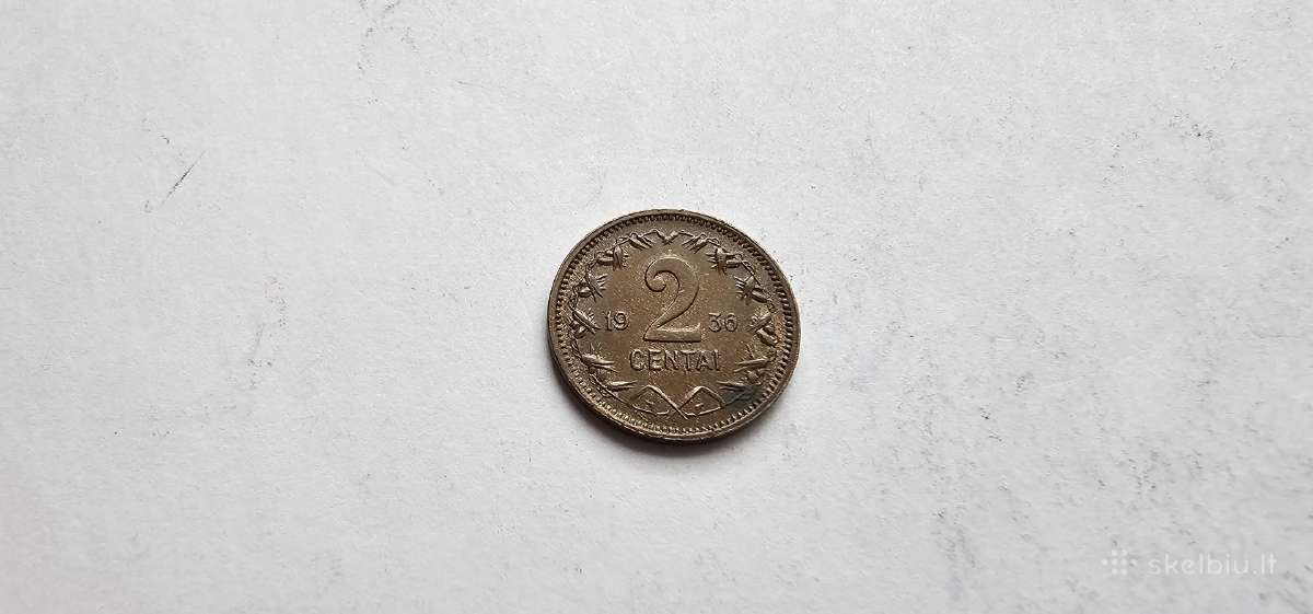 1936 2 centai