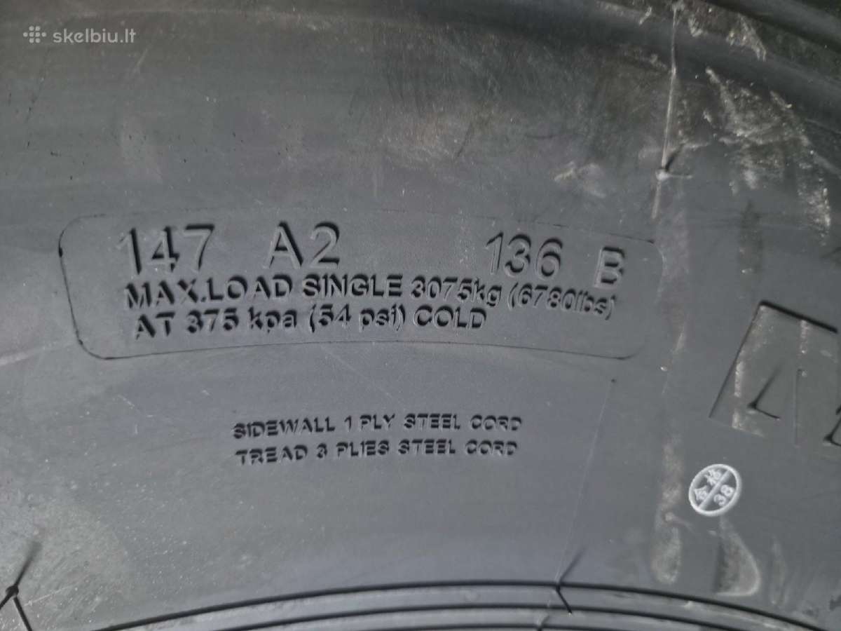 Naujos Maxam Ms910r 335/80r20 12.5r20 147a2/136b - nuotraukos Nr. 7