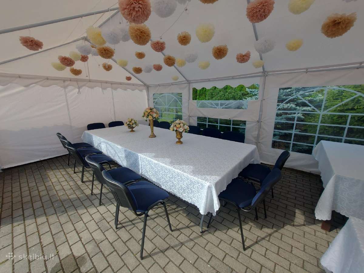 Šventinių palapinių nuoma, pardavimas Lauko baldai - nuotraukos Nr. 10