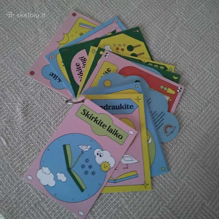 Skirkite laiko žaismingų atvirukų su patarimais, k