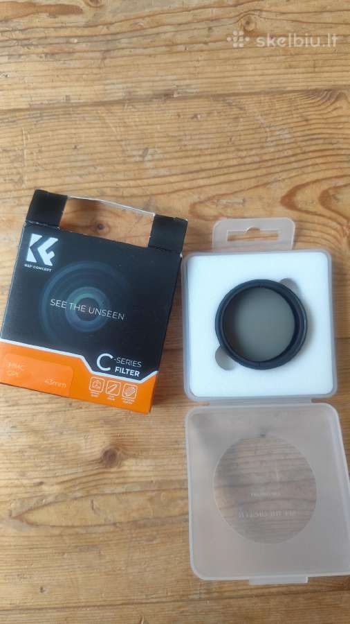 K&f cpl filtras 43mm