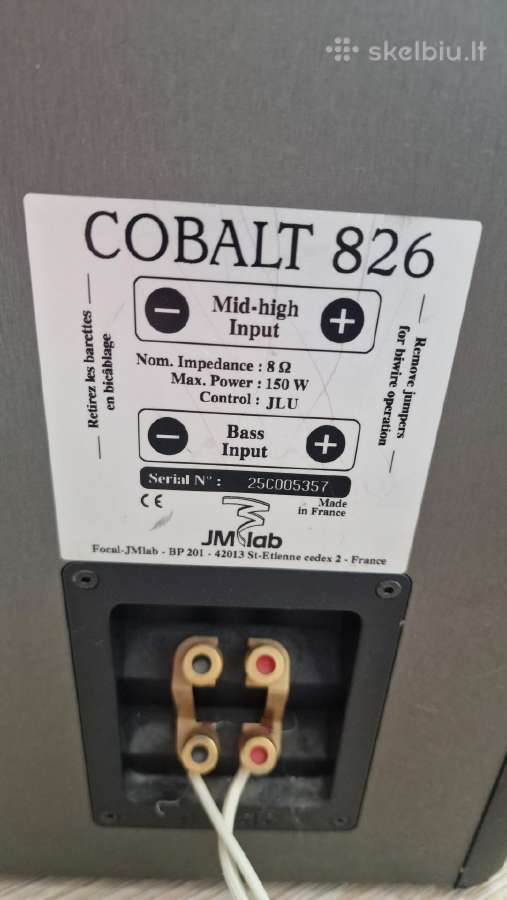 Focal jm lab cobalt 826 - nuotraukos Nr. 8