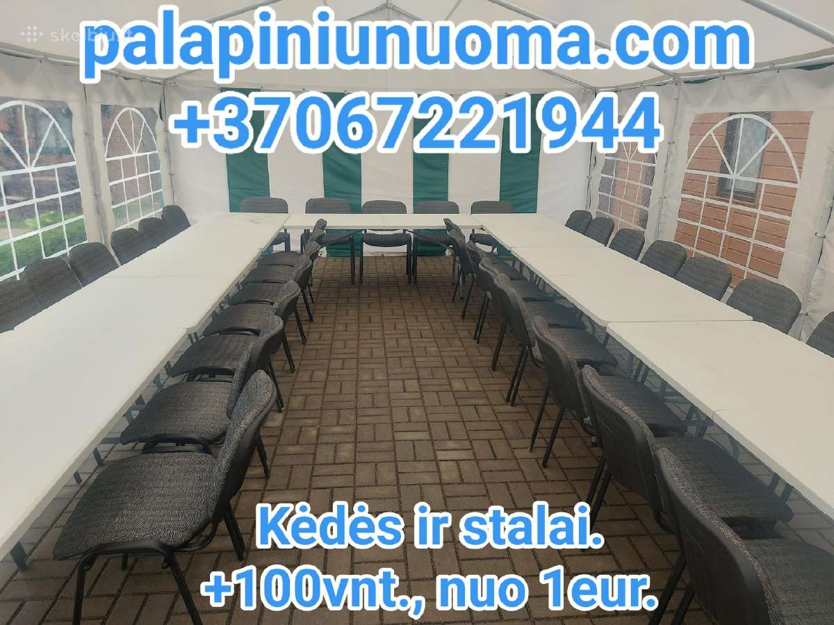 Šventinės Pvc palapinės ir lauko baldai - nuotraukos Nr. 27