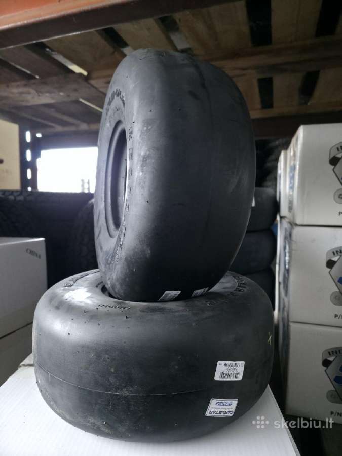 Naujos Carlstar 15x6.00-6 Semi Pneumatic Smooth