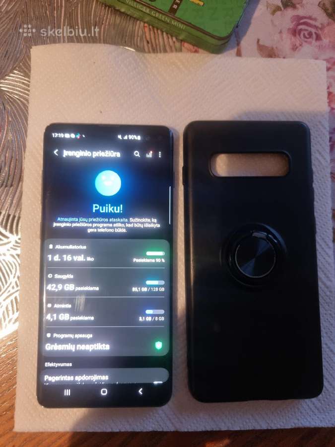 Labai gero stovio Samsung S10+plius,128gb-6gb RAM