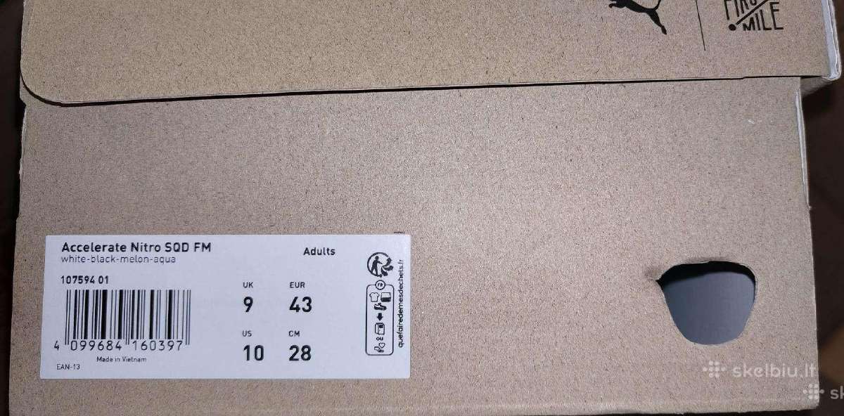 Puma Accelerate Nitro Sqd fm 43 dydžio sportbačiai - nuotraukos Nr. 4