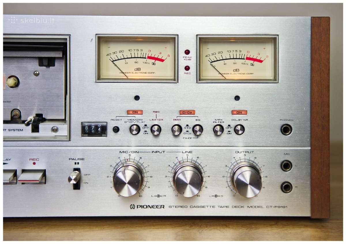 Kasetine deka Pioneer Ct-f9191; Nakamichi Mr-1 - nuotraukos Nr. 5
