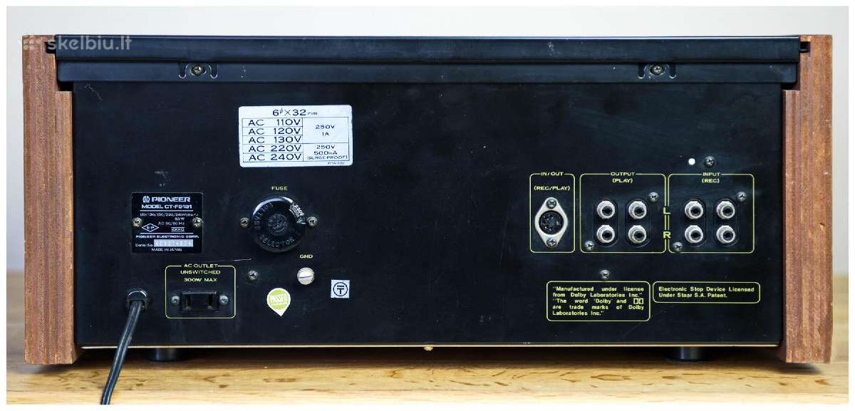 Kasetine deka Pioneer Ct-f9191; Nakamichi Mr-1 - nuotraukos Nr. 9