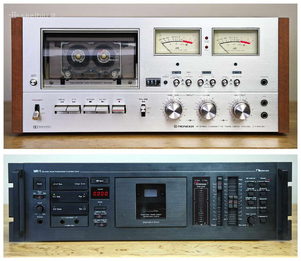 Kasetine deka Pioneer Ct-f9191; Nakamichi Mr-1