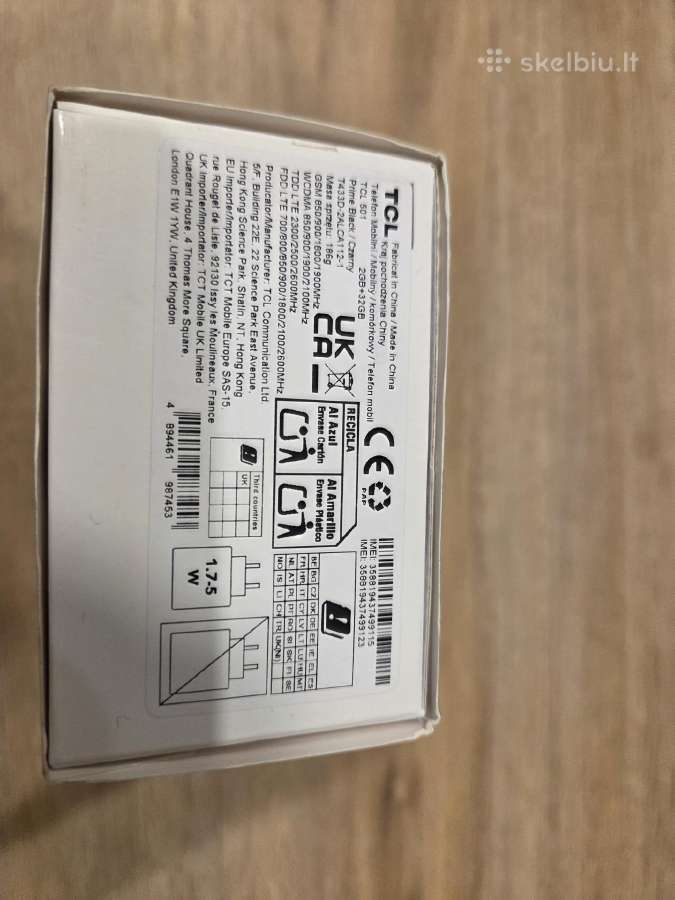 Honor X5c Plus 64gb Tcl 501 32gb telefonas - nuotraukos Nr. 3