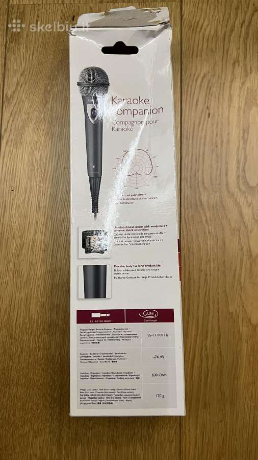 Mikrofonas karaoke Philips Sbc Md150 - nuotraukos Nr. 5
