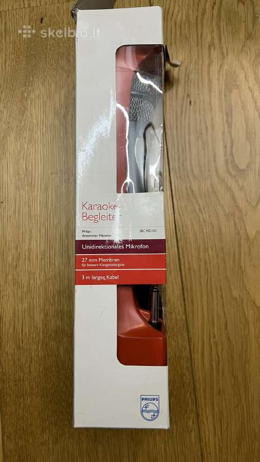 Mikrofonas karaoke Philips Sbc Md150 - nuotraukos Nr. 6
