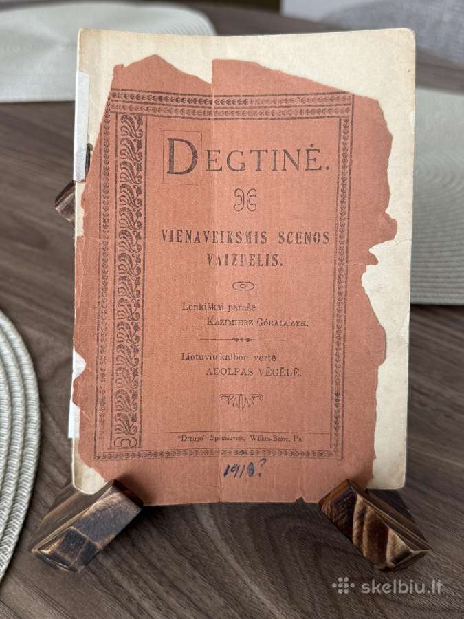 Degtinė. Vienaveiksmis scenos vaizdelis 1910 m.