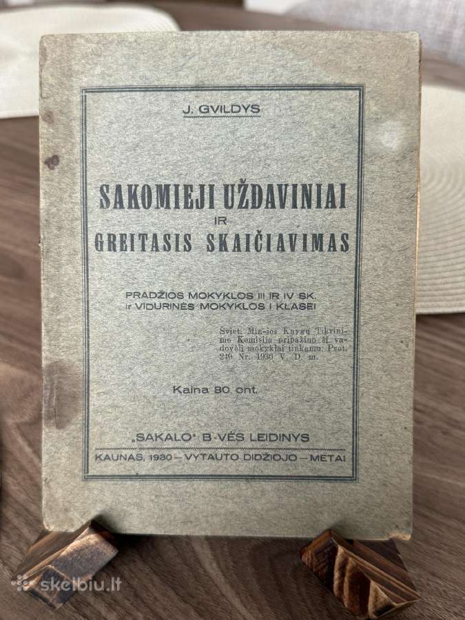 Sakomieji uždaviniai ir greitasis skaičiavimas1930