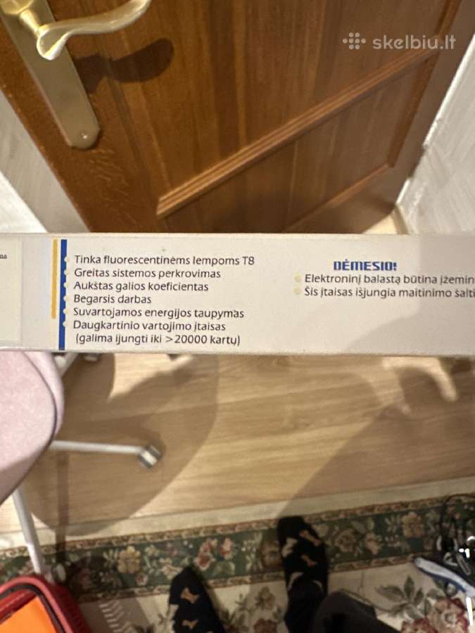 Parduodamas uzdegejas fluorescensiniu lempu - nuotraukos Nr. 2