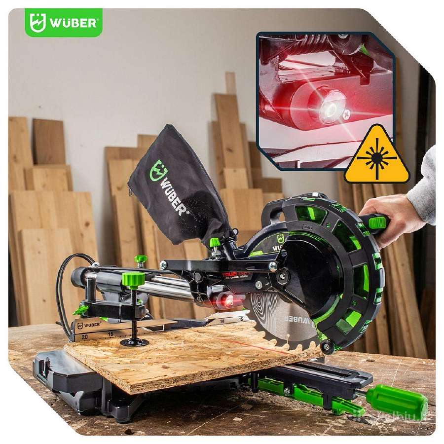 Skersinio pjovimo pjūklas Wuber W33740, 1700 W - nuotraukos Nr. 8