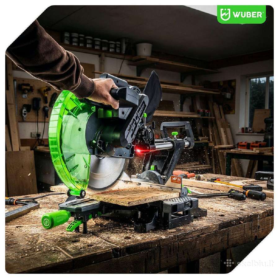 Skersinio pjovimo pjūklas Wuber W33740, 1700 W - nuotraukos Nr. 33