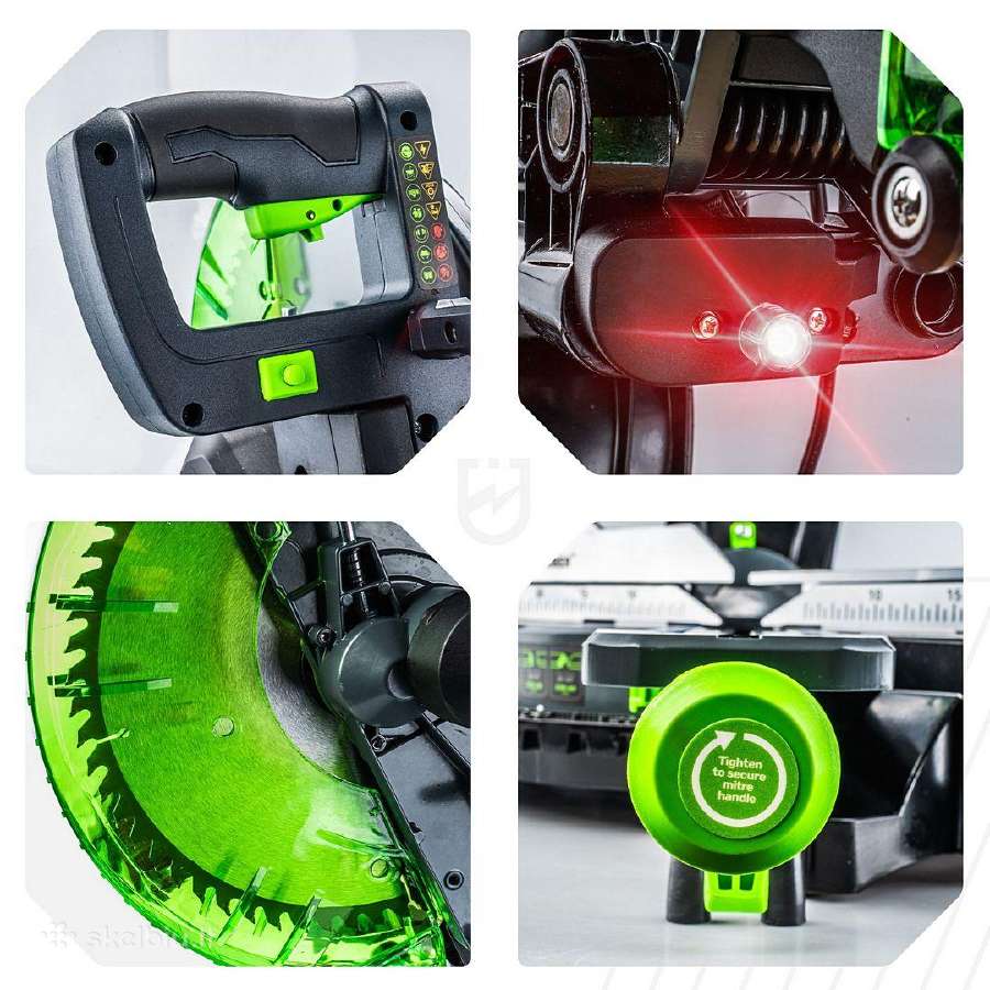 Skersinio pjovimo pjūklas Wuber W33740, 1700 W - nuotraukos Nr. 34