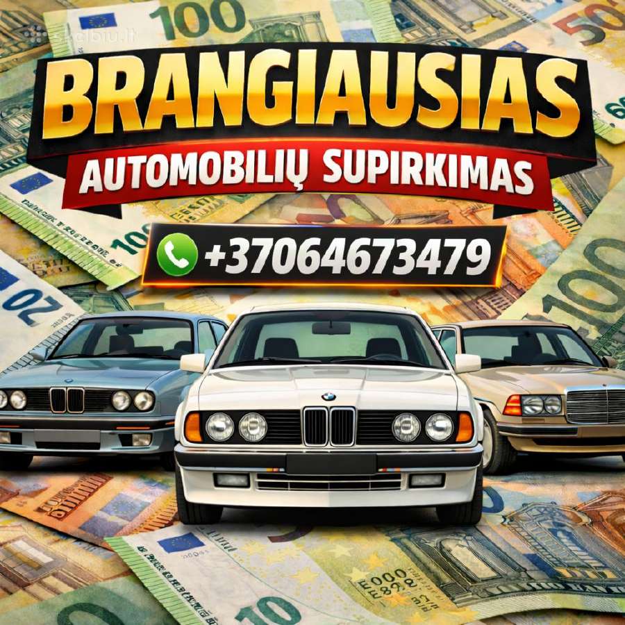 Brangiausiai Superkame Automobilius Supirkimas