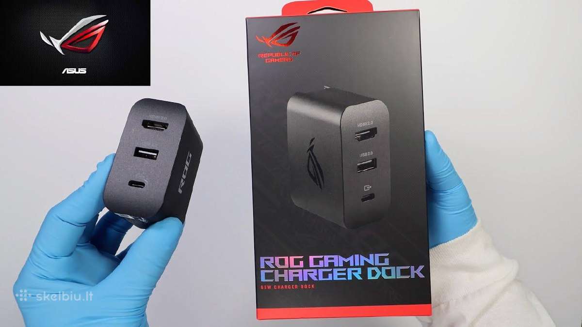 Perku Asus Rog Gaming Charger Dock.