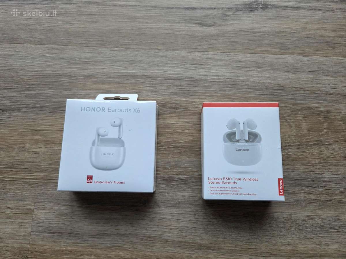 Huawei Honor X6 Buds Lenovo E310 Earbuds Ausinės - nuotraukos Nr. 2