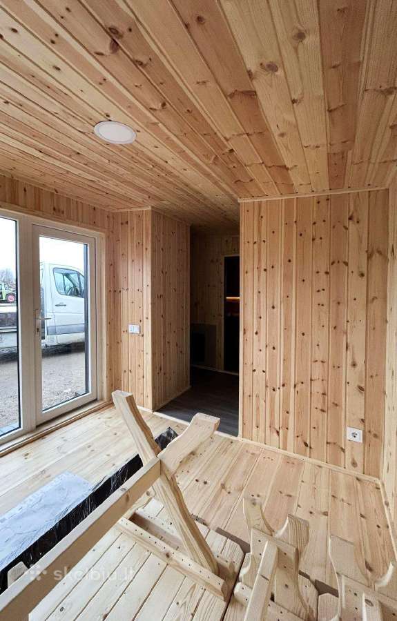 Moderni karkasinė pirtis 3,10m x 6,80m - nuotraukos Nr. 4