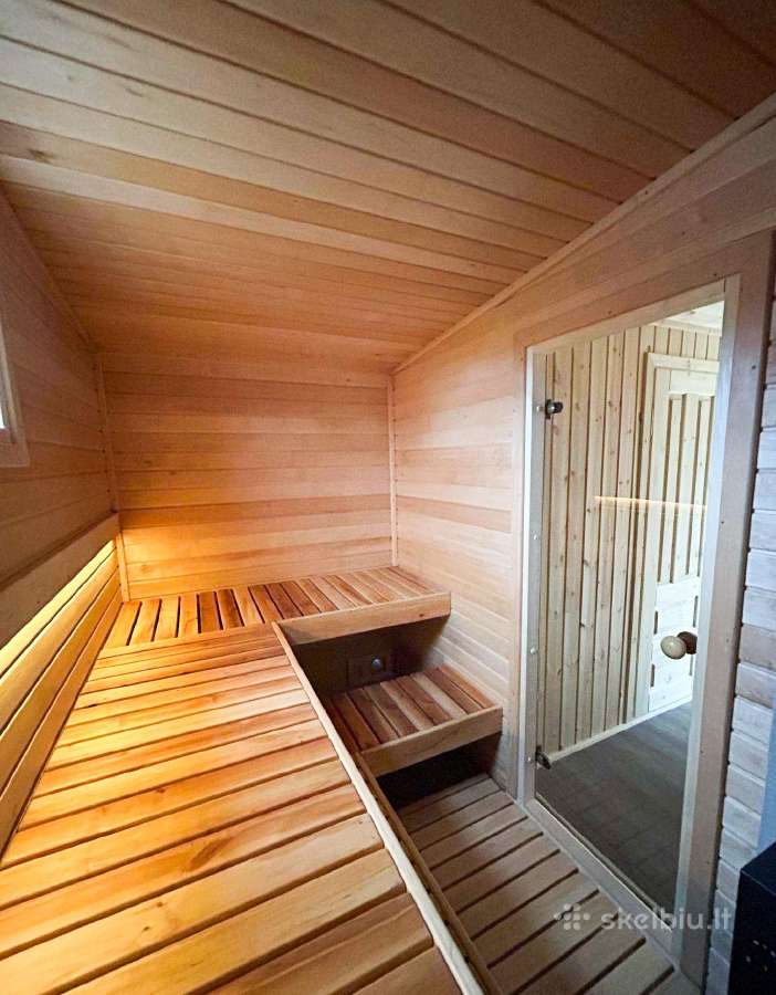 Moderni karkasinė pirtis 3,10m x 6,80m - nuotraukos Nr. 11