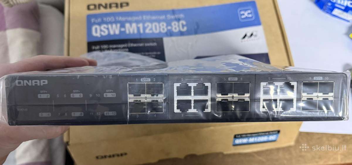 Qnap Qsw-m1208-8c. - nuotraukos Nr. 4