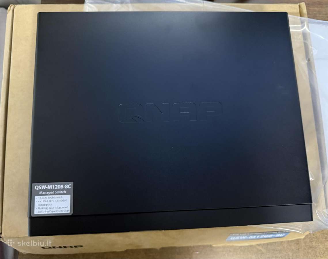 Qnap Qsw-m1208-8c. - nuotraukos Nr. 6