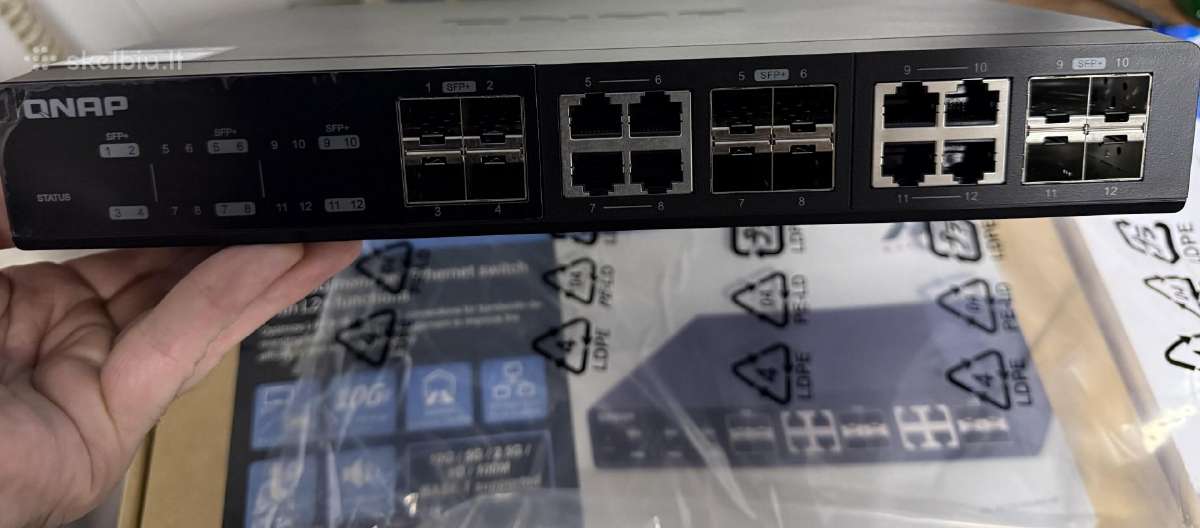 Qnap Qsw-m1208-8c. - nuotraukos Nr. 7