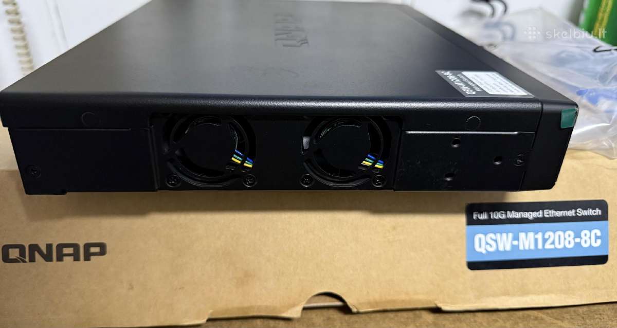 Qnap Qsw-m1208-8c. - nuotraukos Nr. 8
