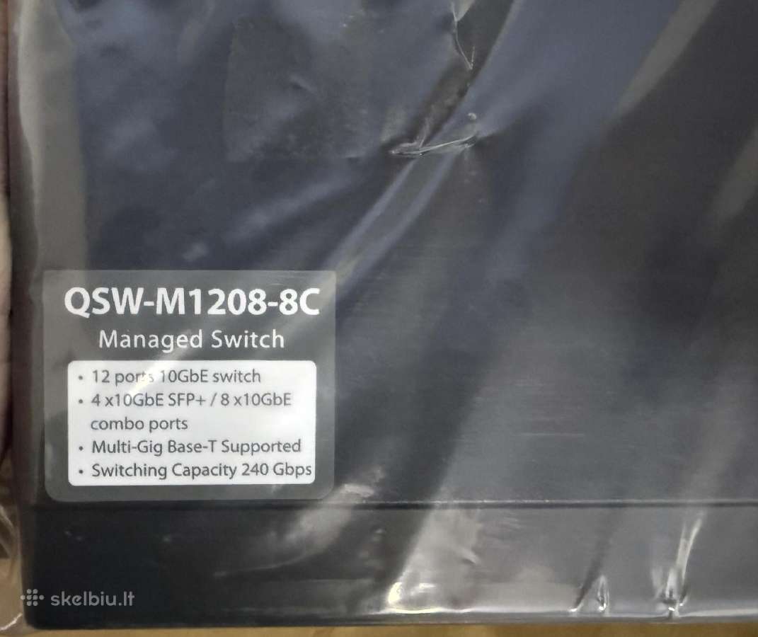 Qnap Qsw-m1208-8c. - nuotraukos Nr. 9