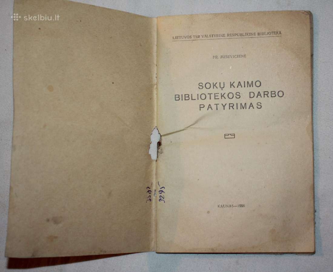 Sokų kaimo bibliotekos darbo patyrimas 1956m. - nuotraukos Nr. 2