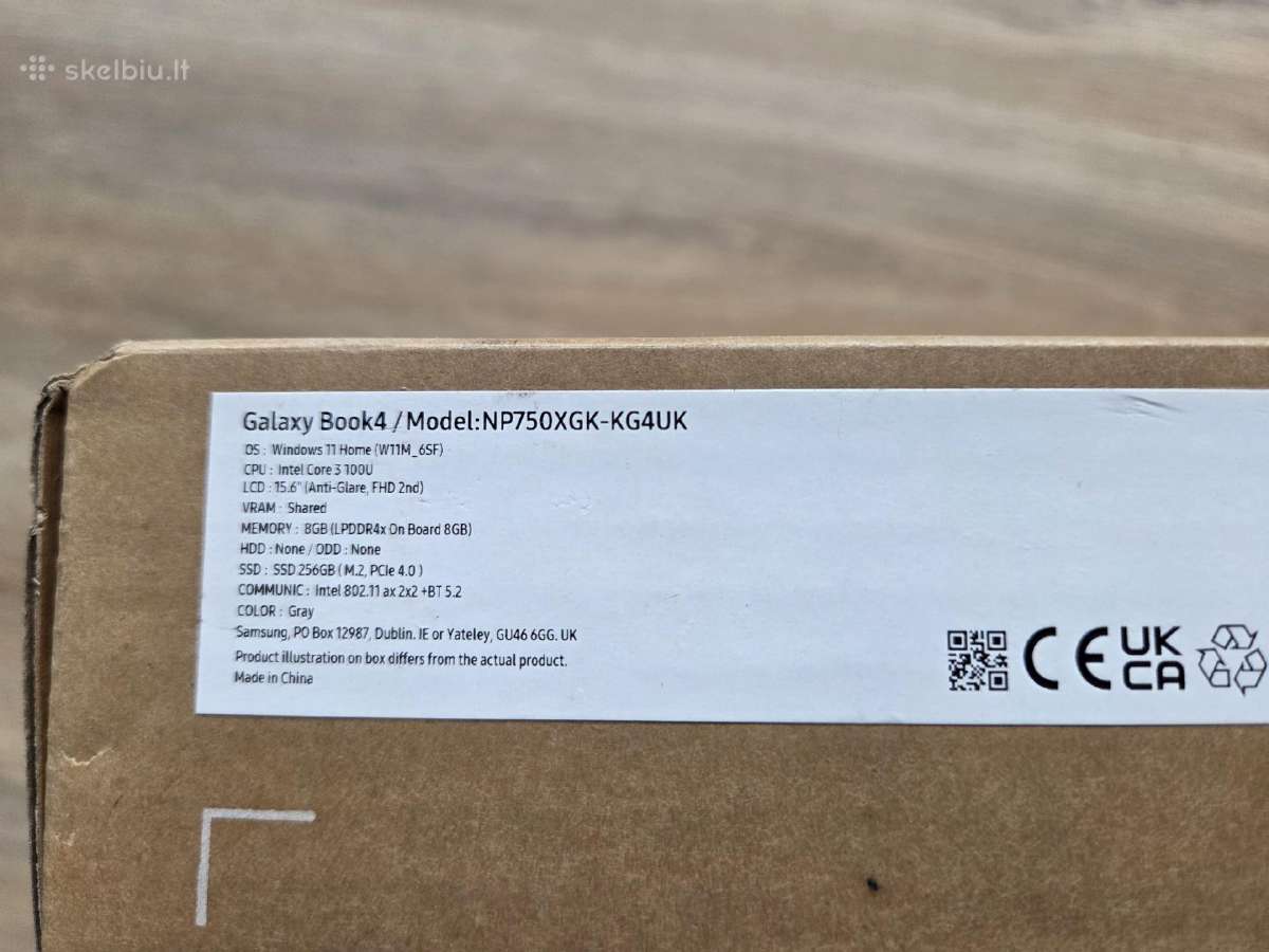 Samsung Galaxy Book4 2024 256gb Chromebook Go - nuotraukos Nr. 2