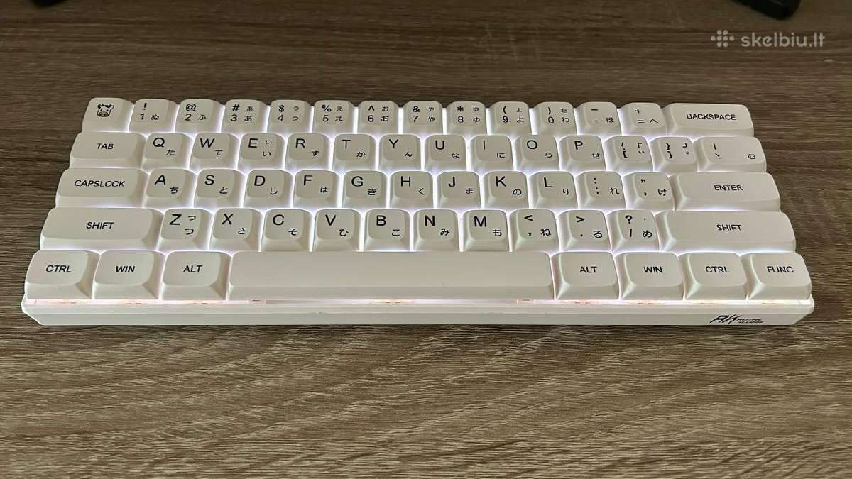 Rk61 Milky Yellow Pro Doubleshot Pbt - nuotraukos Nr. 2